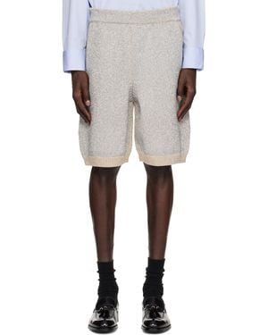 Dries Van Noten Metallic Knit Shorts - Multicolor