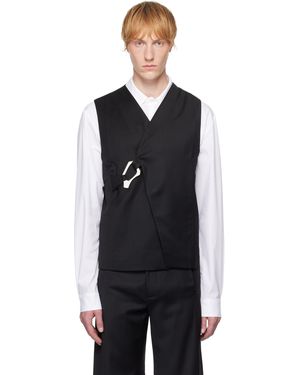 HELIOT EMIL Ferro Tailored Vest - Black