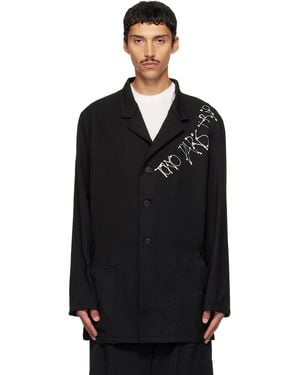 Y-3 Chito Edition City Graphic Wool Blazer - Black