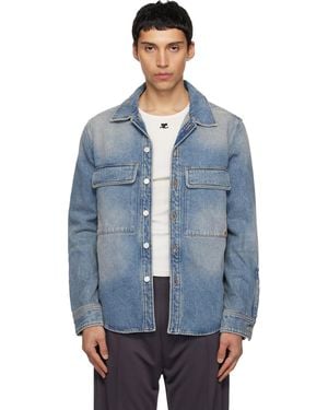 Courreges Workwear Denim Shirt - Blue