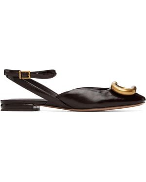 Marc Jacobs 'The Pop J Marc' Flats - Brown