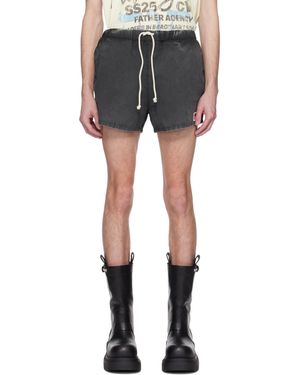 RIVINGTON roi Rebis グレー Uso Spinther ショートパンツ - ブラック