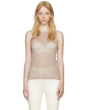 Dion Lee Rib Tank Top - Grey