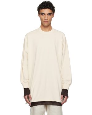 Rick Owens オフホワイト Hollywood Tommy Ls スウェットシャツ - ブラック