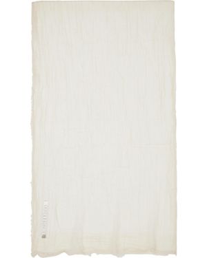 Our Legacy オフホワイト Cottage スカーフ - マルチカラー