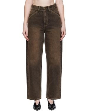 Carter Young Jean Big Ben Brun En Denim Surteint - Noir