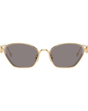 Loewe Anagram Hexagonal Sunglasses - Grey