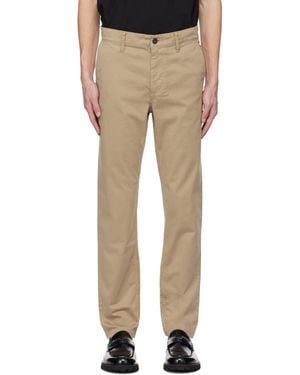 BOSS Tapered-Fit Trousers - Natural