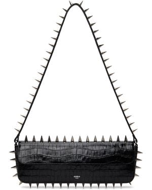Abra Spike Baguette Bag - Black