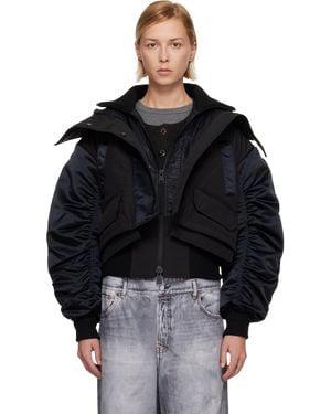Canada Goose 'Tonal Label' Claremont Down Bomber Jacket - Black