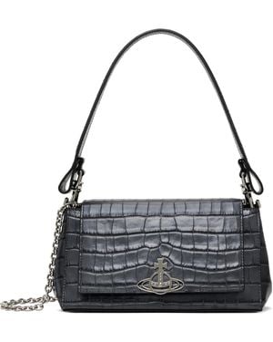 Vivienne Westwood Gunmetal Medium Hazel Bag - Metallic