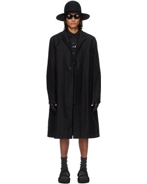 Sacai ルーススレッド コート - ブラック