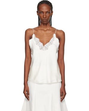 Rohe Off- Lace Silk Camisole - Black