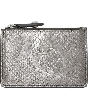 Vivienne Westwood Slim Lg Card Holder - Metallic