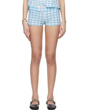 Super Yaya Claudine Shorts - Blue