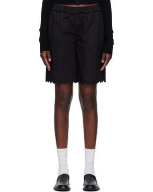 THE GARMENT ブラック Cyprus ショートパンツ