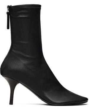 Acne Studios Leather Ankle Boots - Black