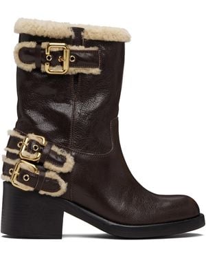 Chloé Dakota Ankle Boots - Black