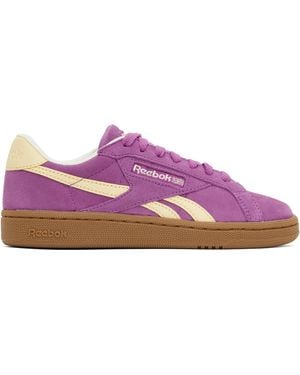 Reebok Club C Grounds Uk Trainers - Purple