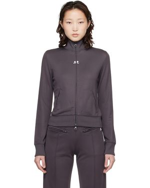Courreges Signature Track Jacket - Purple
