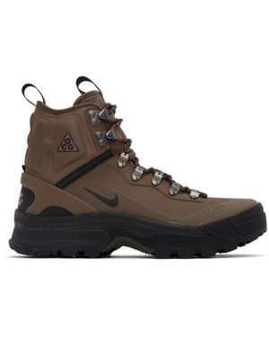 Nike Brown Acg Zoom Gaiadome Boots - Black