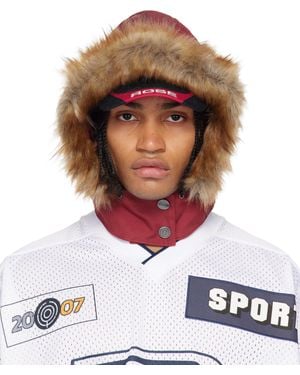 Martine Rose Parka Cap - White