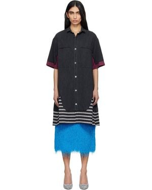 Undercover Up1F1402 Denim Shirt - Black