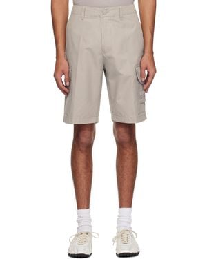 Stone Island グレー Weatherproof Ghost コットン キャンバス ショートパンツ - ナチュラル