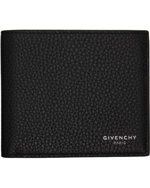 Givenchy Grained Leather Wallet - Black