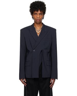 OTTOLINGER Oversize Split Blazer - Blue