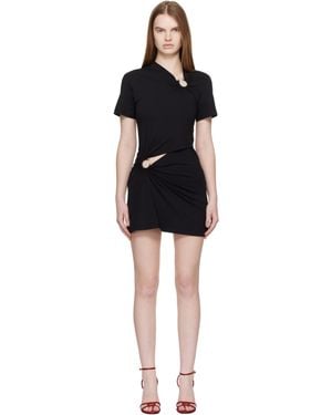 Rabanne Piercing Mini Dress - Black
