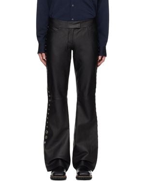 DEADWOOD Dali Leather Pants - Black