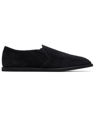 Common Projects Suede Slip-On Loafers - Black