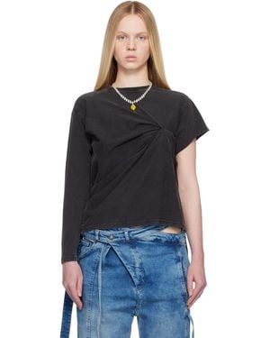 OTTOLINGER Shifted Sleeve Top - Black