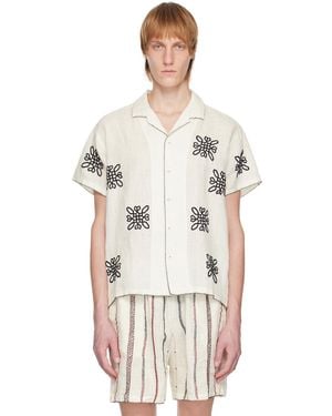 HARAGO Off- Rabari Shirt - Natural