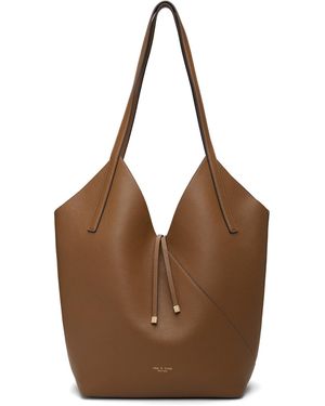 Rag & Bone Cabas Alix Brun Clair En Cuir - Marron