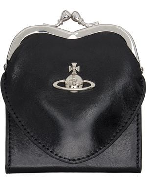 Vivienne Westwood Heart Frame Wallet - Black
