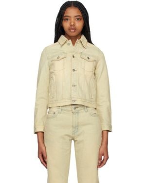 we11done Faded Denim Jacket - Natural