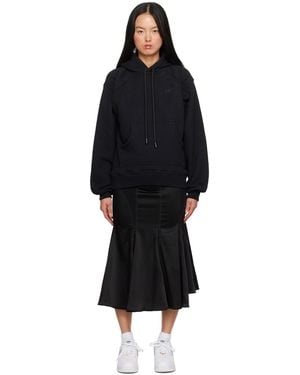 Off-White c/o Virgil Abloh Hooded Maxi Dress - Black
