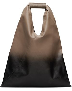 MM6 by Maison Margiela Taupe Classic Small Tote - Brown