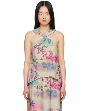 Anna Sui Atlantis Garden Tank Top - Multicolor