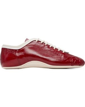 Dries Van Noten Ballerina Trainers - Red