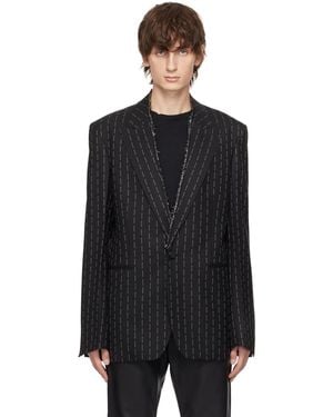 1017 ALYX 9SM Black Pinstripe Blazer