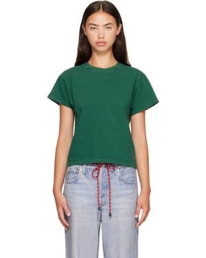 Rag & Bone Ragbone Kelly Washed Boxy T-shirt - Green