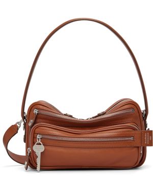Acne Studios Sac À Bandoulière Camero Party Brun - Marron