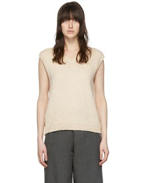 ARCH THE Off- Cotton Jumper Vest - Black