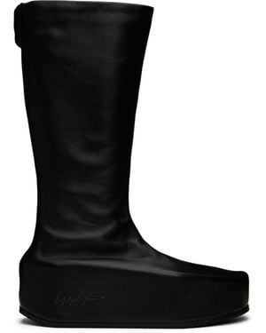 Y-3 Kyasu Overboot Tall Boots - Black