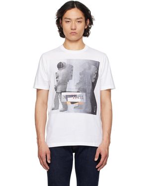 Paul Smith ホワイト Astronaut プリントTシャツ