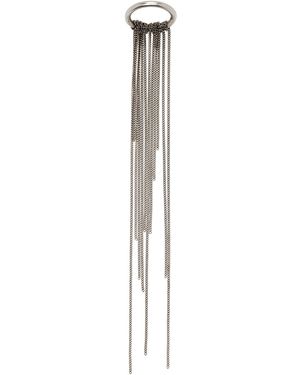Ann Demeulemeester Atke Long Chains Ring - Black