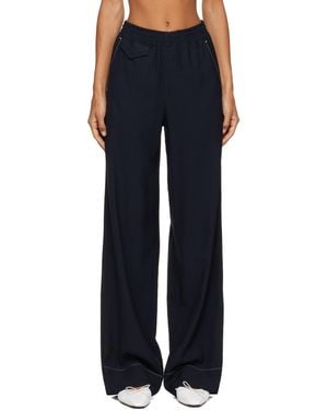 A.P.C. Topstitched Pants - Blue